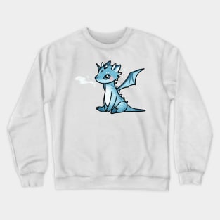 Blue ice dragon Crewneck Sweatshirt